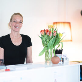 Receptionen med Ingrid Engström, Iyengar Yogacenter i Björkekäss Göteborg